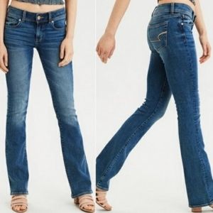 American Eagle Kick Boot Jeans Medium Wash